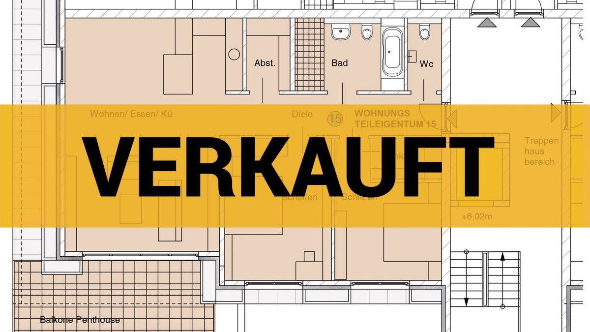 nowiBAU Grundriss einer Wohnung - verkauft