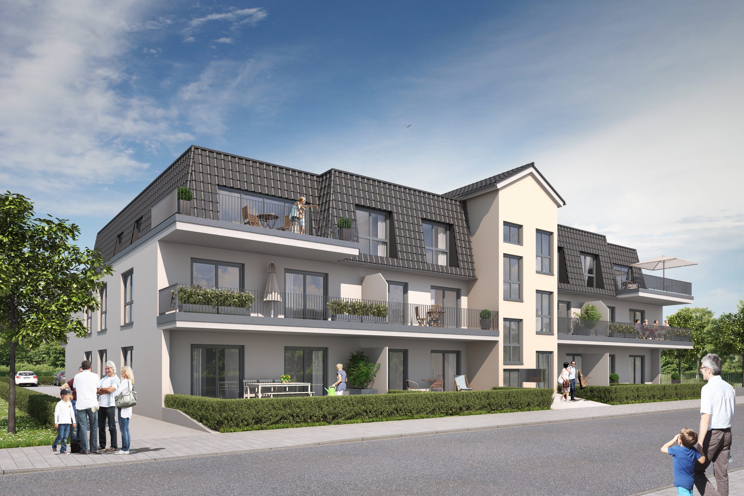 Bild eines Mehrfamilienhauses