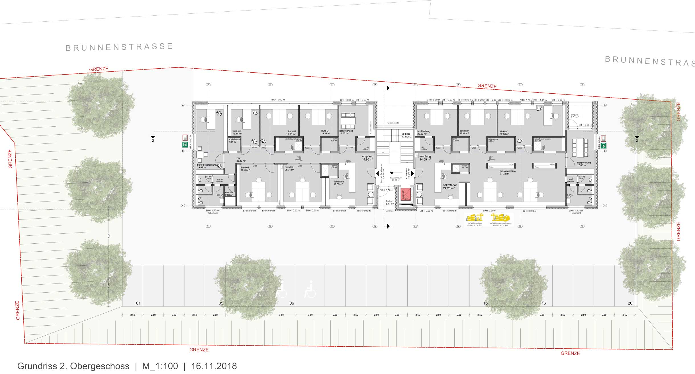 Grundriss einer Wohnung