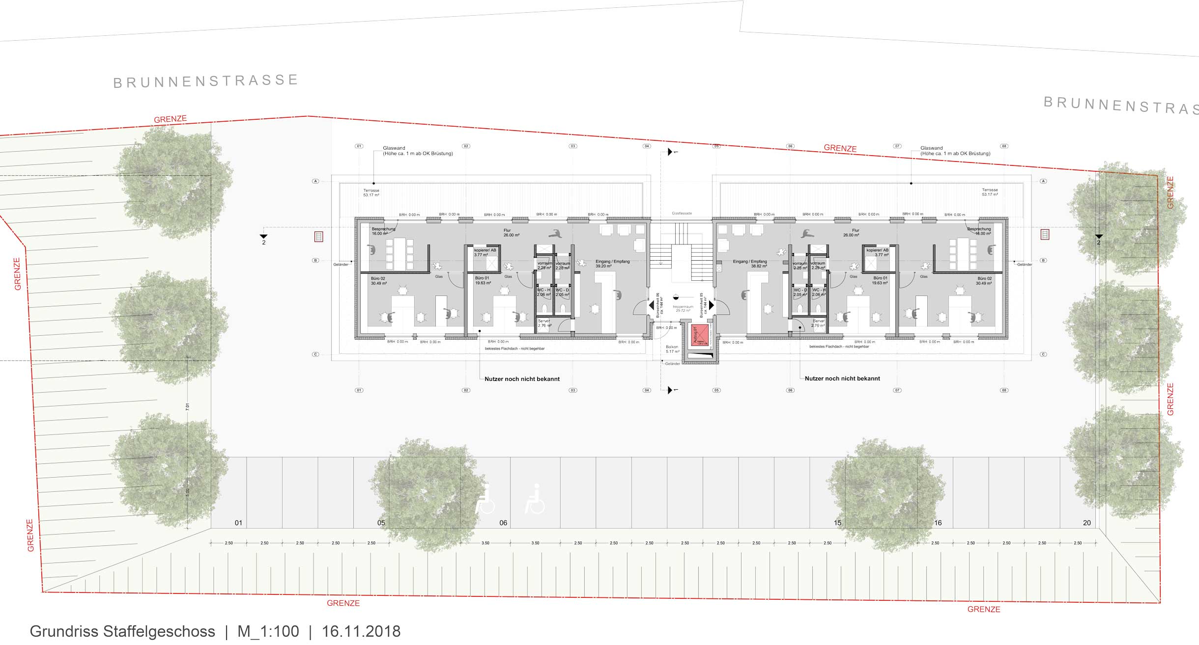 Grundriss einer Wohnung