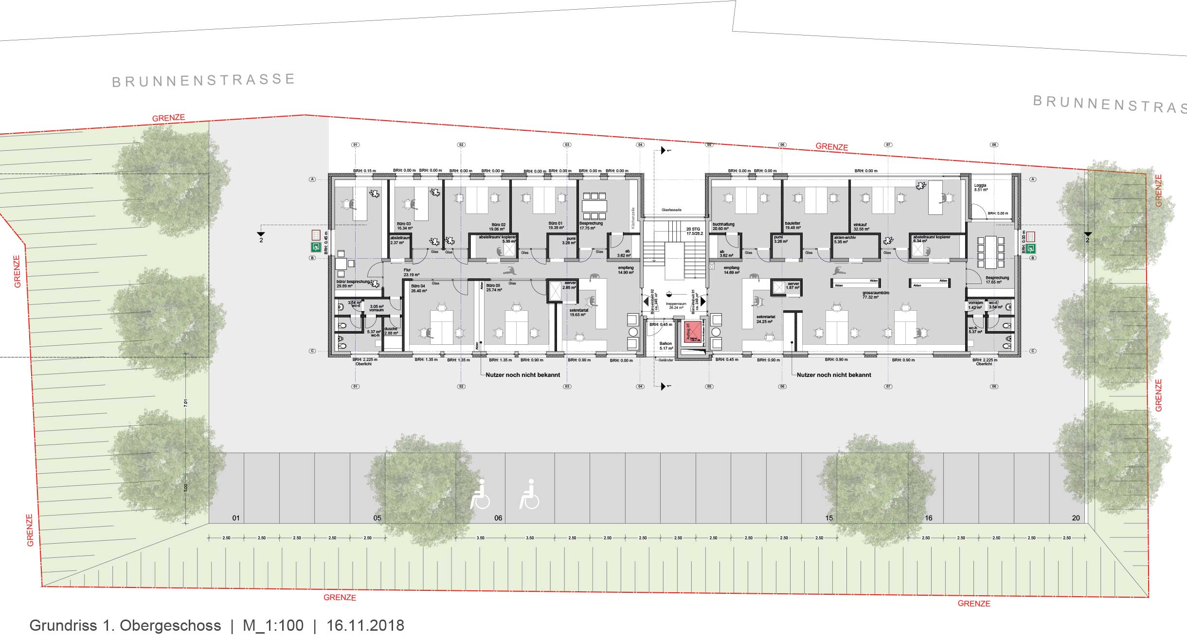 Grundriss einer Wohnung