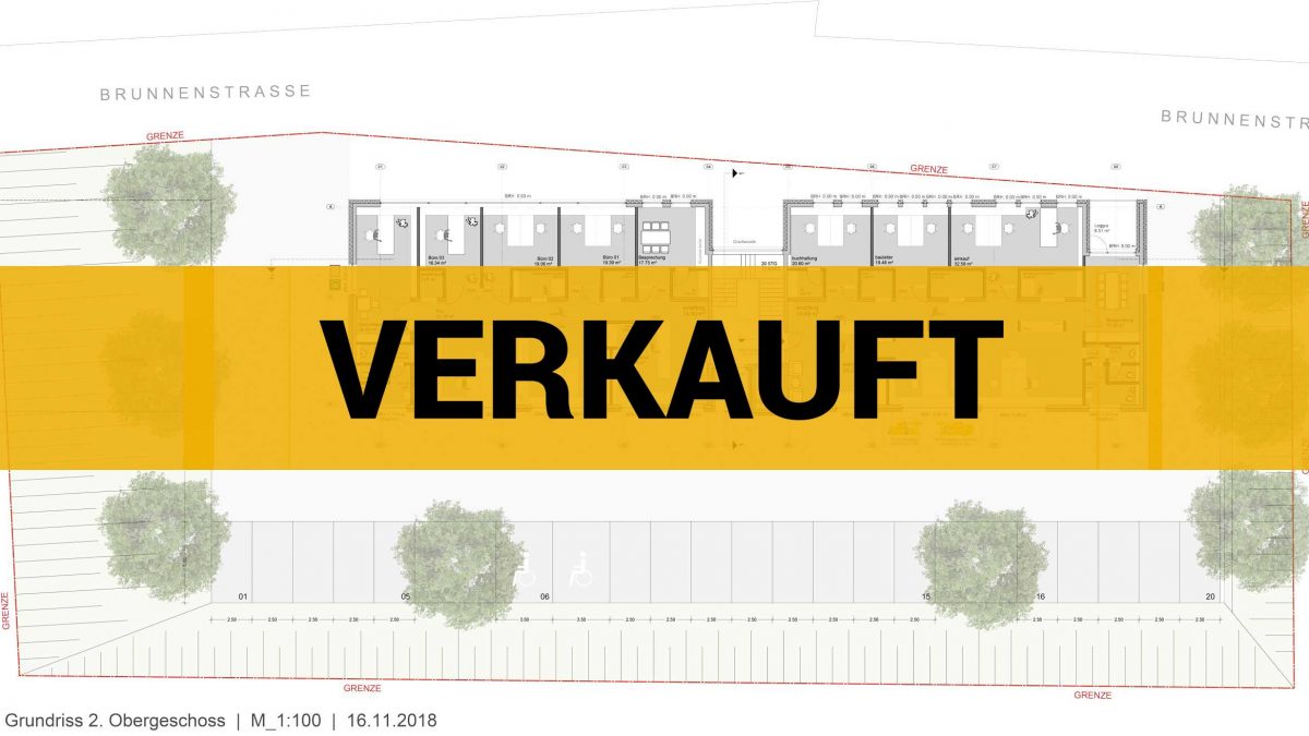 Grundriss einer Wohnung - verkauft