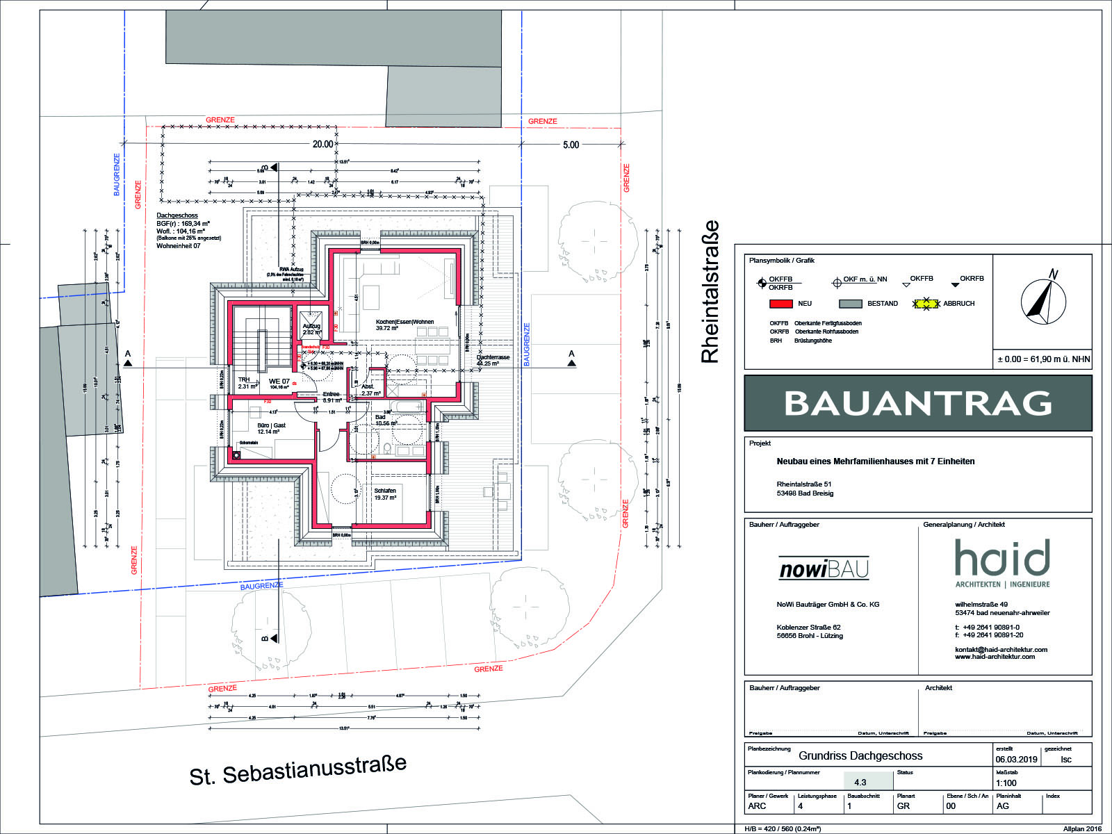 Grundriss Dachgeschoss